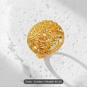 Indian gold plated ring